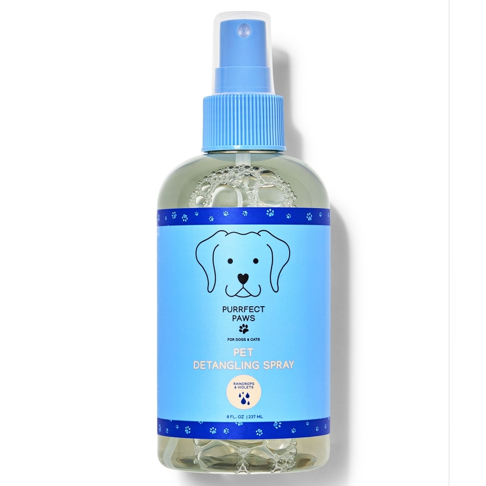 Raindrops & Violet Cats & Dogs Detangling Spray 8ozPet Detangling Spray